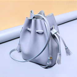 Julia Kays™ Minimalist Tassel Crossbody Bucket Bag