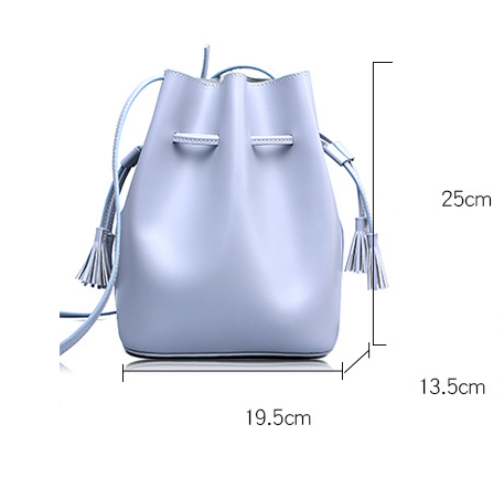 Julia Kays™ Minimalist Tassel Crossbody Bucket Bag