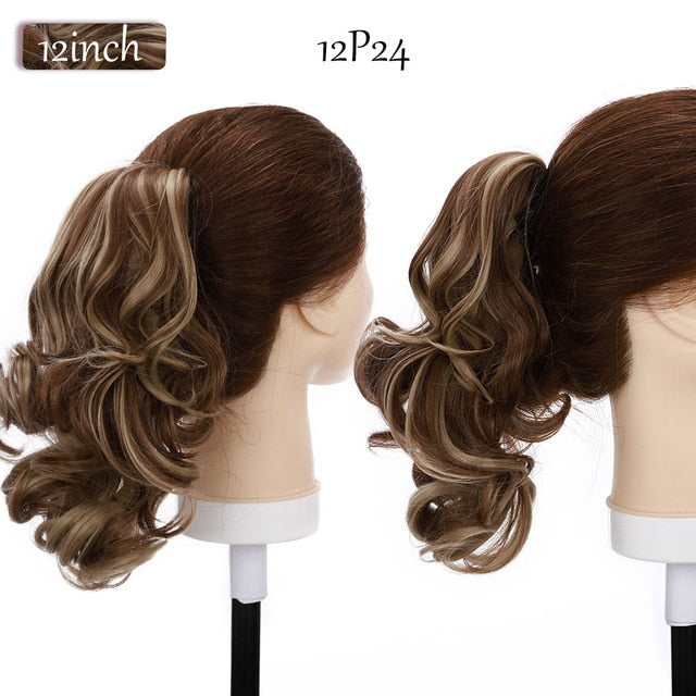 Clip on Ponytail Hairpiece Extension
