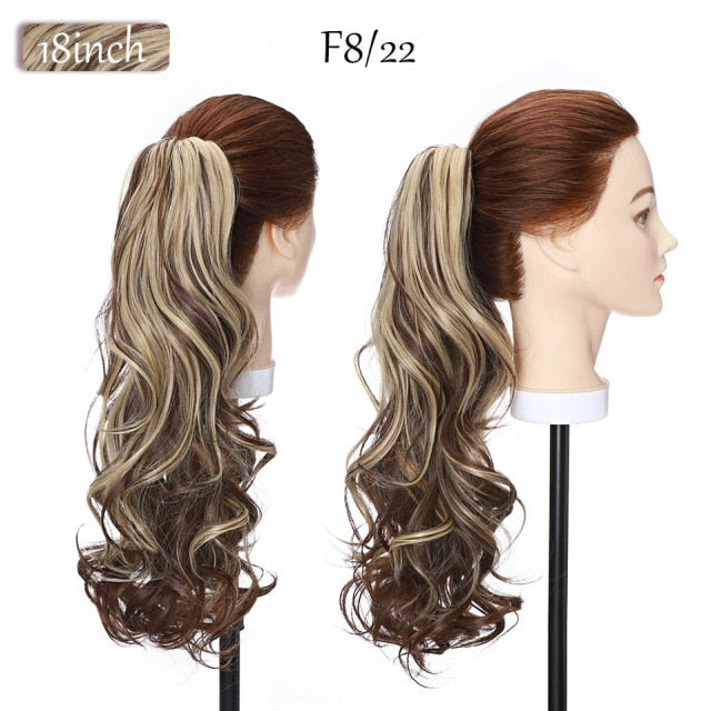 Clip on Ponytail Hairpiece Extension