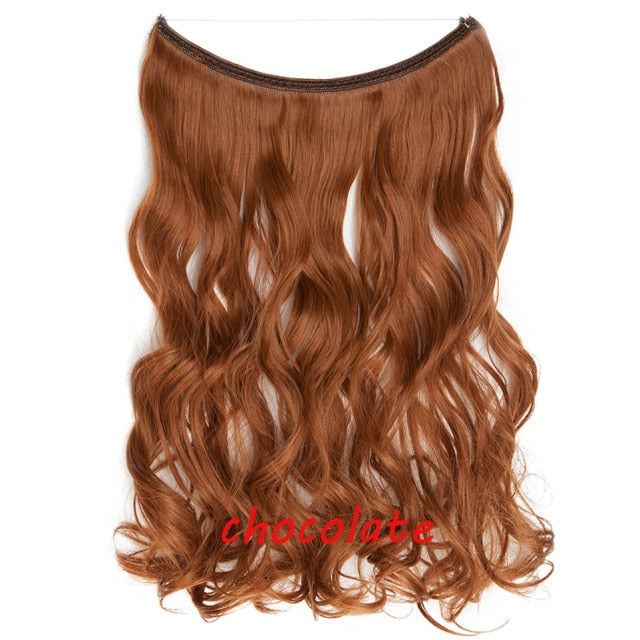 Natural Stealth 20" Hair Extensions Silky Straight/Natural Curls